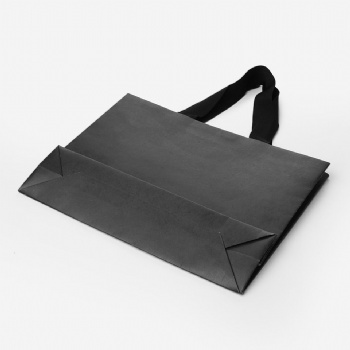 black paper bag for clothes